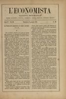 L'economista: gazzetta settimanale di scienza economica, finanza, commercio, banchi, ferrovie e degli interessi privati - A.02 (1875) n.39, 31 gennaio