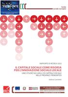 Il capitale sociale come risorsa per l'innovazione sociale locale. Uno studio sui livelli di capitale sociale nelle province piemontesi 2023