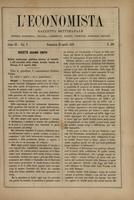 L'economista: gazzetta settimanale di scienza economica, finanza, commercio, banchi, ferrovie e degli interessi privati - A.03 (1876) n.103, 23 aprile
