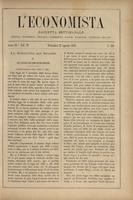L'economista: gazzetta settimanale di scienza economica, finanza, commercio, banchi, ferrovie e degli interessi privati - A.03 (1876) n.121, 27 agosto