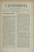 L'economista: gazzetta settimanale di scienza economica, finanza, commercio, banchi, ferrovie e degli interessi privati - A.04 (1877) n.184, 11 novembre