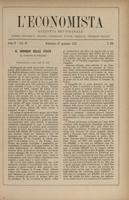 L'economista: gazzetta settimanale di scienza economica, finanza, commercio, banchi, ferrovie e degli interessi privati - A.05 (1878) n.195, 27 gennaio