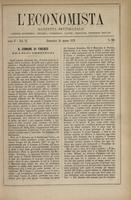 L'economista: gazzetta settimanale di scienza economica, finanza, commercio, banchi, ferrovie e degli interessi privati - A.05 (1878) n.203, 24 marzo