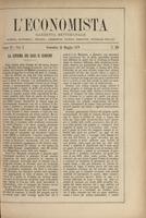 L'economista: gazzetta settimanale di scienza economica, finanza, commercio, banchi, ferrovie e degli interessi privati - A.06 (1879) n.263, 18 maggio