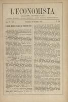 L'economista: gazzetta settimanale di scienza economica, finanza, commercio, banchi, ferrovie e degli interessi privati - A.06 (1879) n.294, 21 dicembre