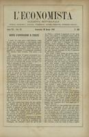 L'economista: gazzetta settimanale di scienza economica, finanza, commercio, banchi, ferrovie e degli interessi privati - A.07 (1880) n.308, 28 marzo