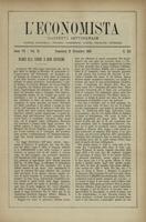 L'economista: gazzetta settimanale di scienza economica, finanza, commercio, banchi, ferrovie e degli interessi privati - A.07 (1880) n.342, 21 novembre