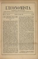 L'economista: gazzetta settimanale di scienza economica, finanza, commercio, banchi, ferrovie e degli interessi privati - A.09 (1882) n.428, 16 luglio