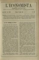 L'economista: gazzetta settimanale di scienza economica, finanza, commercio, banchi, ferrovie e degli interessi privati - A.29 (1902) n.1473, 27 luglio