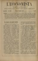L'economista: gazzetta settimanale di scienza economica, finanza, commercio, banchi, ferrovie e degli interessi privati - A.31 (1904) n.1595, 27 novembre