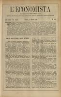 L'economista: gazzetta settimanale di scienza economica, finanza, commercio, banchi, ferrovie e degli interessi privati - A.31 (1904) n.1591, 30 ottobre