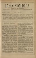 L'economista: gazzetta settimanale di scienza economica, finanza, commercio, banchi, ferrovie e degli interessi privati - A.31 (1904) n.1580, 14 agosto