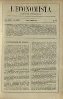 L'economista: gazzetta settimanale di scienza economica, finanza, commercio, banchi, ferrovie e degli interessi privati - A.33 (1906) n.1670, 6 maggio