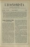 L'economista: gazzetta settimanale di scienza economica, finanza, commercio, banchi, ferrovie e degli interessi privati - A.33 (1906) n.1684, 12 agosto