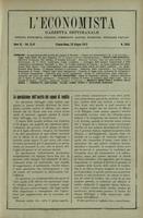 L'economista: gazzetta settimanale di scienza economica, finanza, commercio, banchi, ferrovie e degli interessi privati - A.40 (1913) n.2042, 22 giugno