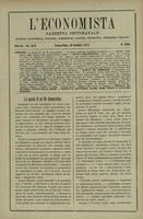 L'economista: gazzetta settimanale di scienza economica, finanza, commercio, banchi, ferrovie e degli interessi privati - A.40 (1913) n.2065, 30 novembre