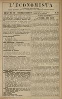 L'economista: gazzetta settimanale di scienza economica, finanza, commercio, banchi, ferrovie e degli interessi privati - A.44 (1917) n.2263, 16 settembre