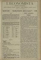 L'economista: gazzetta settimanale di scienza economica, finanza, commercio, banchi, ferrovie e degli interessi privati - A.45 (1918) n.2295, 28 aprile