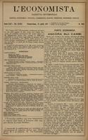 L'economista: gazzetta settimanale di scienza economica, finanza, commercio, banchi, ferrovie e degli interessi privati - A.44 (1917) n.2241, 15 aprile