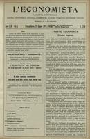 L'economista: gazzetta settimanale di scienza economica, finanza, commercio, banchi, ferrovie e degli interessi privati - A.46 (1919) n.2356, 29 giugno