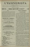 L'economista: gazzetta settimanale di scienza economica, finanza, commercio, banchi, ferrovie e degli interessi privati - A.46 (1919) n.2360, 27 luglio