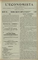 L'economista: gazzetta settimanale di scienza economica, finanza, commercio, banchi, ferrovie e degli interessi privati - A.46 (1919) n.2361, 3 agosto