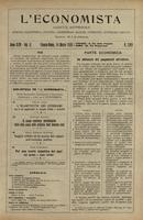 L'economista: gazzetta settimanale di scienza economica, finanza, commercio, banchi, ferrovie e degli interessi privati - A.47 (1920) n.2393, 14 marzo