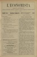 L'economista: gazzetta settimanale di scienza economica, finanza, commercio, banchi, ferrovie e degli interessi privati - A.47 (1920) n.2419, 12 settembre