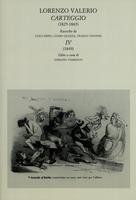 Lorenzo Valerio. Carteggio (1825-1865) Volume 4 (1849)