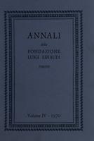 Annali della Fondazione Luigi Einaudi Volume 4 Anno 1970