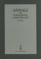 Annali della Fondazione Luigi Einaudi Volume 41 Anno 2007
