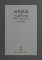 Annali della Fondazione Luigi Einaudi Volume 34 Anno 2000