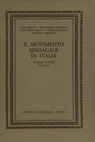 Il movimento sindacale in Italia. Rassegna di studi (1945-1969)