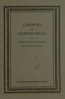 L'Archivio di Agostino Rocca