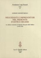 Negozianti e imprenditori nel Piemonte d'Antico Regime. La cultura economica di Ignazio Donaudi delle Mallere (1744-1795)