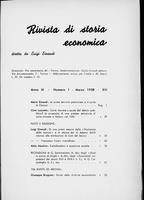 Rivista di storia economica. A.03 (1938) n.1, Marzo