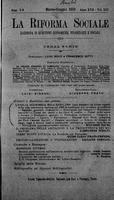 La riforma sociale. Rassegna di questioni economiche, finanziarie e sociali A.17 (1910) Vol. 21  marzo-giugno
