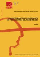 Classificazione della marginalità dei piccoli comuni del Piemonte 2009