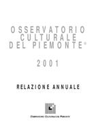 Osservatorio culturale del Piemonte 2001. Relazione annuale