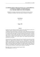 Le importazioni come incentivo alla concorrenza: l'evidenza empirica internazionale e il caso del Mercato Unico Europeo