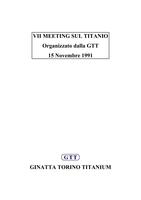 VII Meeting sul titanio