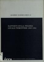 Osservatorio demografico regionale : anni 1984-1985