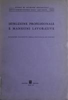 Istruzione professionale e mansioni lavorative : ricerche condotte nella Provincia di Torino