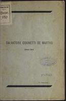 Salvatore Cognetti De Martiis : 1844-1901