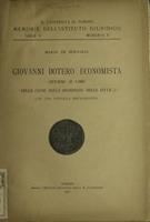 Giovanni Botero economista