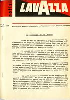 Notizie Lavazza: notiziario mensile riservato al personale della Società Lavazza. N.9, 1958