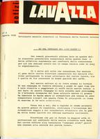 Notizie Lavazza: notiziario mensile riservato al personale della Società Lavazza. N.8, 1958