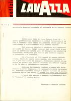 Notizie Lavazza: notiziario mensile riservato al personale della Società Lavazza. N.1-2, 1958