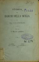 Storia dei banchi della Sicilia : Volume II (I banchi pubblici)