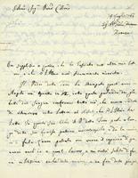 Lettera di Felice Fontana a Giovanni Bianchi, 14 luglio 1765